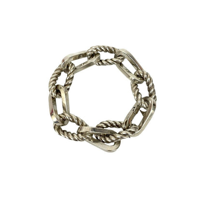 Hermes Chien Ball GM Bracelet 925 Sterling Silver Chain Bangle — view 4