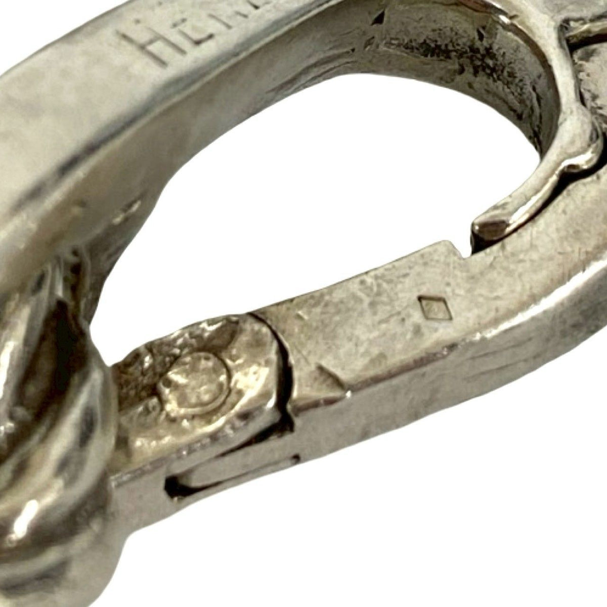 Hermes Chien Ball GM Bracelet 925 Sterling Silver Chain Bangle — view 2