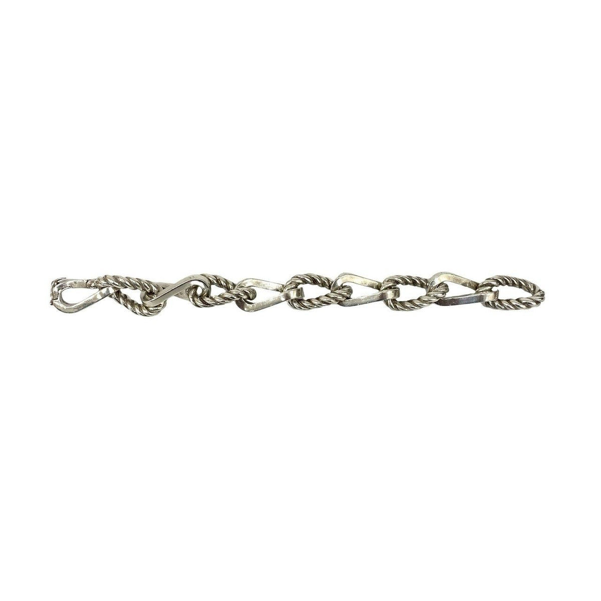 Hermes Chien Ball GM Bracelet 925 Sterling Silver Chain Bangle — view 5