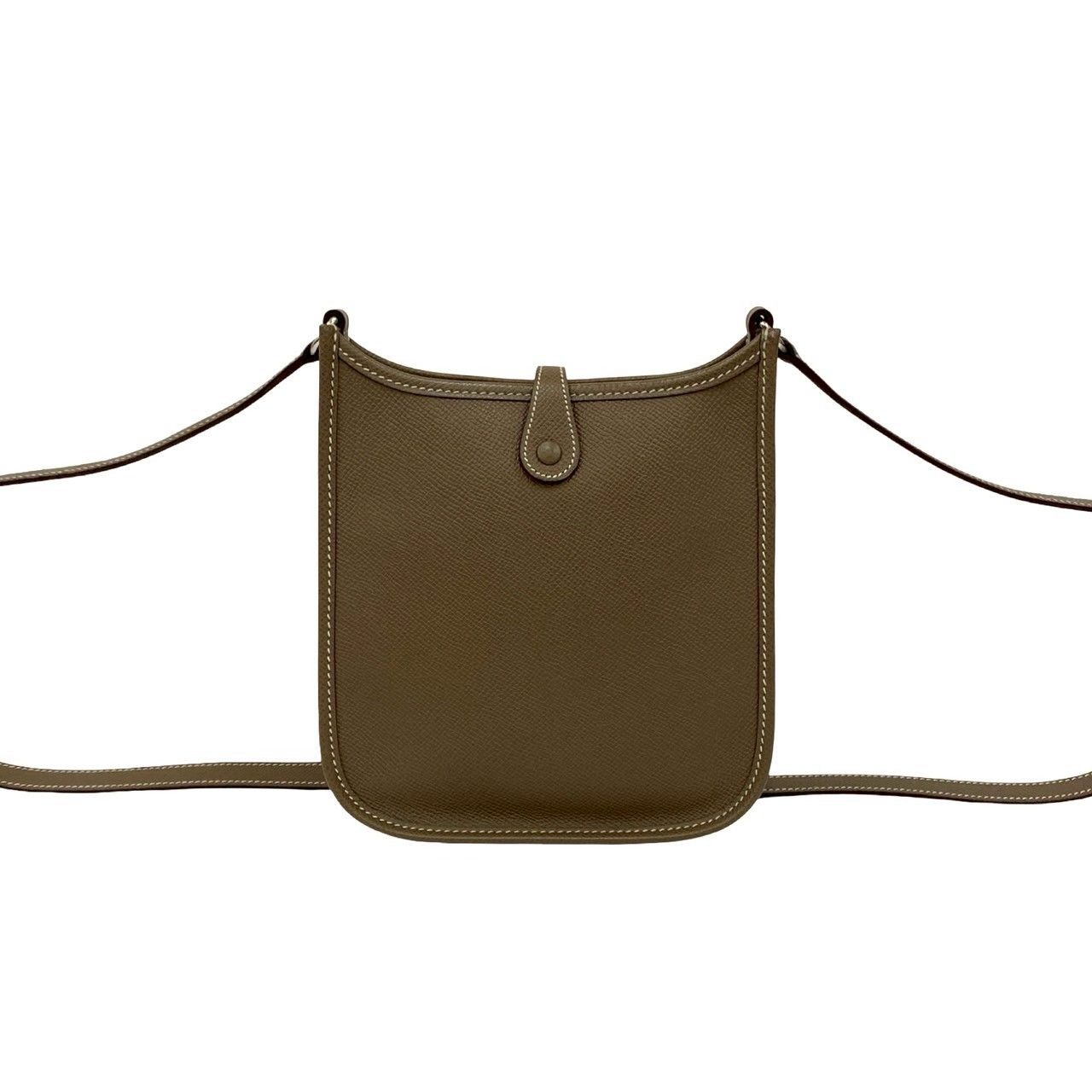 Hermes Evelyne TPM 16 Amazone Veau Epsom Shoulder Bag Etoupe — view 3