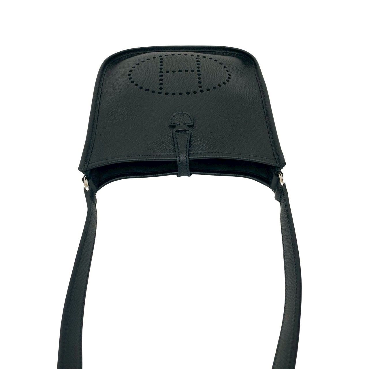 Hermes Evelyne TPM Veau Epsom Mini Shoulder Bag Pochette Black — view 4