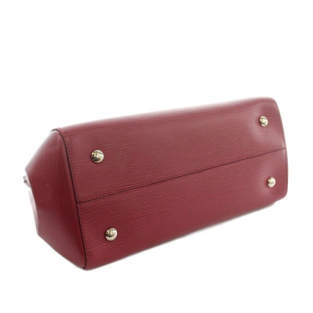 Louis Vuitton Epi Marly MM 2-Way Shoulder Bag Solid Leather Cowhide Logo Fuchsia — view 7