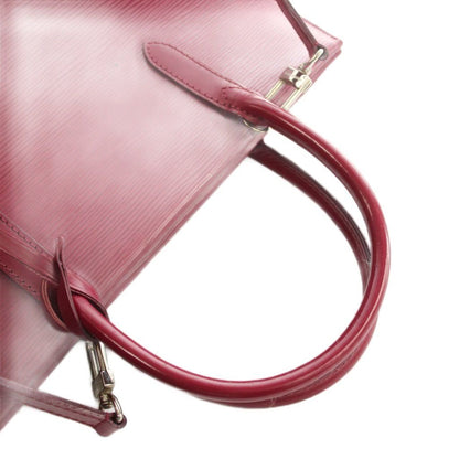 Louis Vuitton Epi Marly MM 2-Way Shoulder Bag Solid Leather Cowhide Logo Fuchsia — view 6