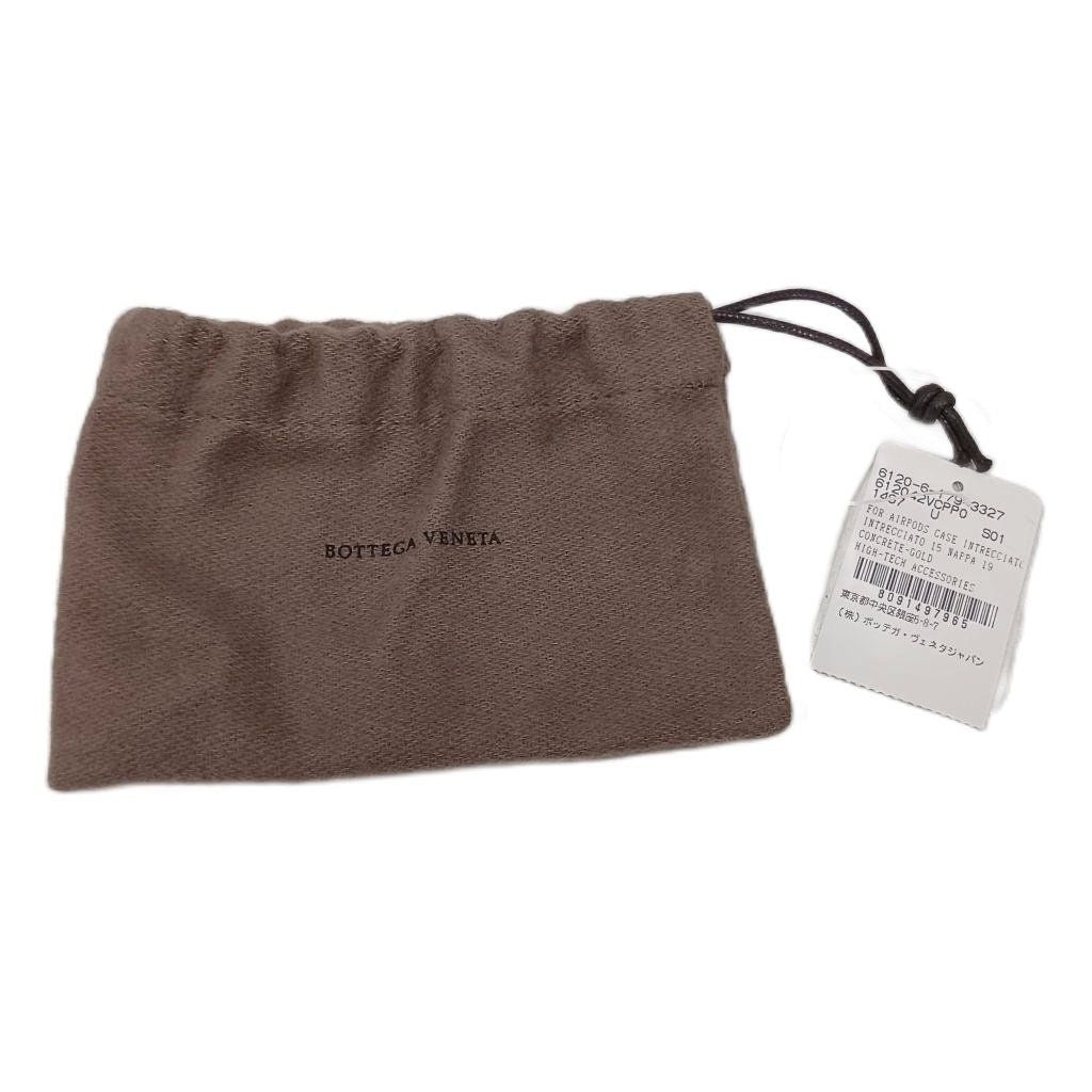 Bottega Veneta Intrecciato Airpods Case Shoulder Bag Leather Gray — view 7