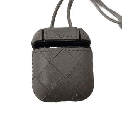 Bottega Veneta Intrecciato Airpods Case Shoulder Bag Leather Gray — view 2