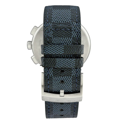 Louis Vuitton Tambour GM Damier Graphite Watch SS Quartz Gray — view 3