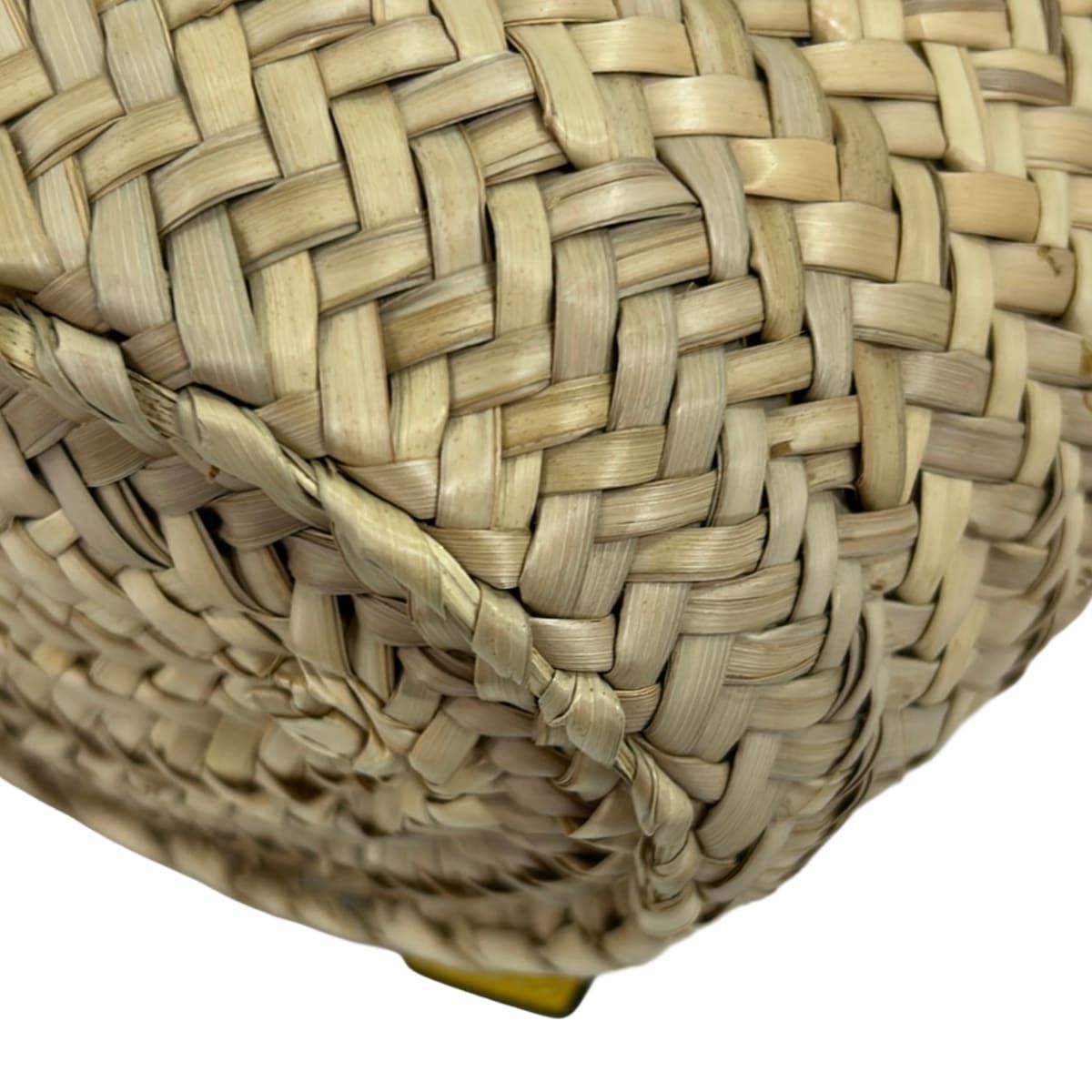 Loewe Tote Basket Small Beige Yellow Leather — view 6