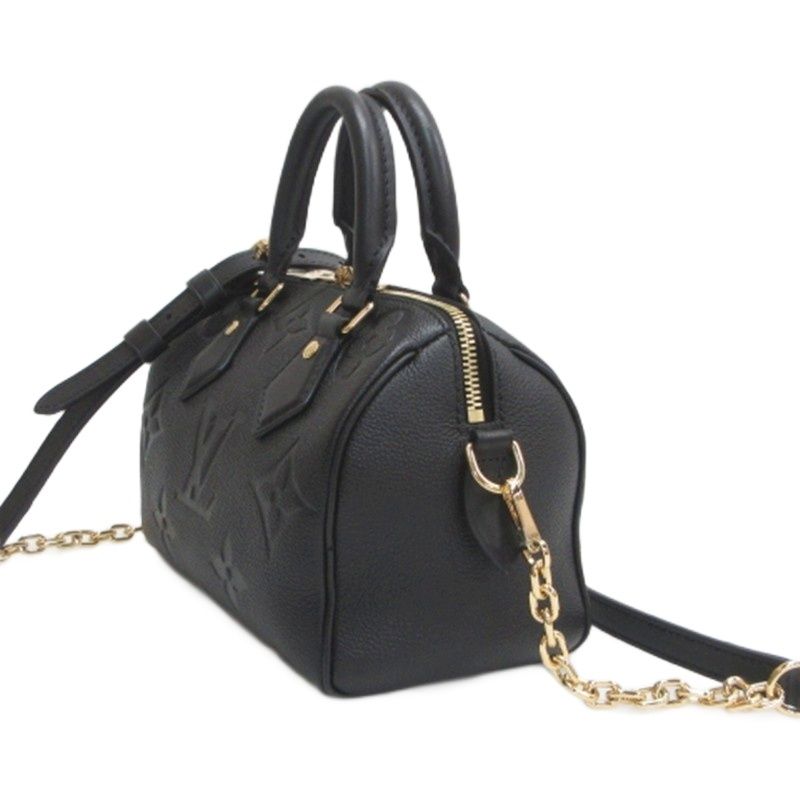 Louis Vuitton Monogram Empreinte Speedy Bandouliere 20 Shoulder Bag 2-Way Noir — view 2