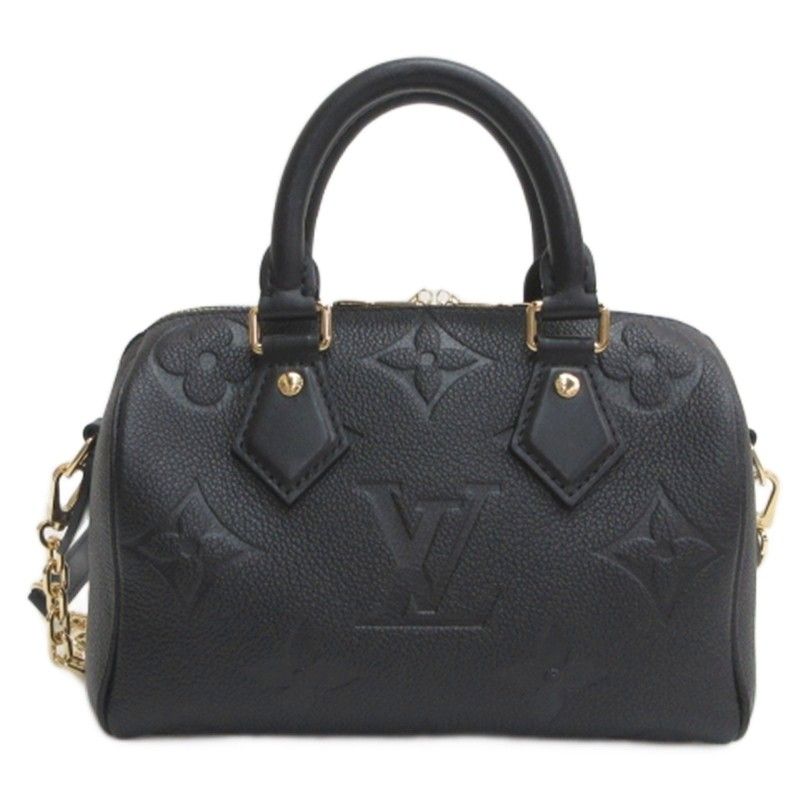 Louis Vuitton Monogram Empreinte Speedy Bandouliere 20 Shoulder Bag 2-Way Noir — view 3