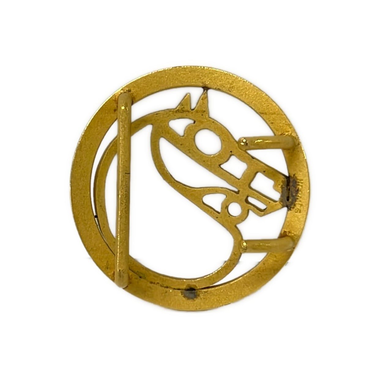 Hermes Gold Horse Buckle Shoulder Bag — view 2