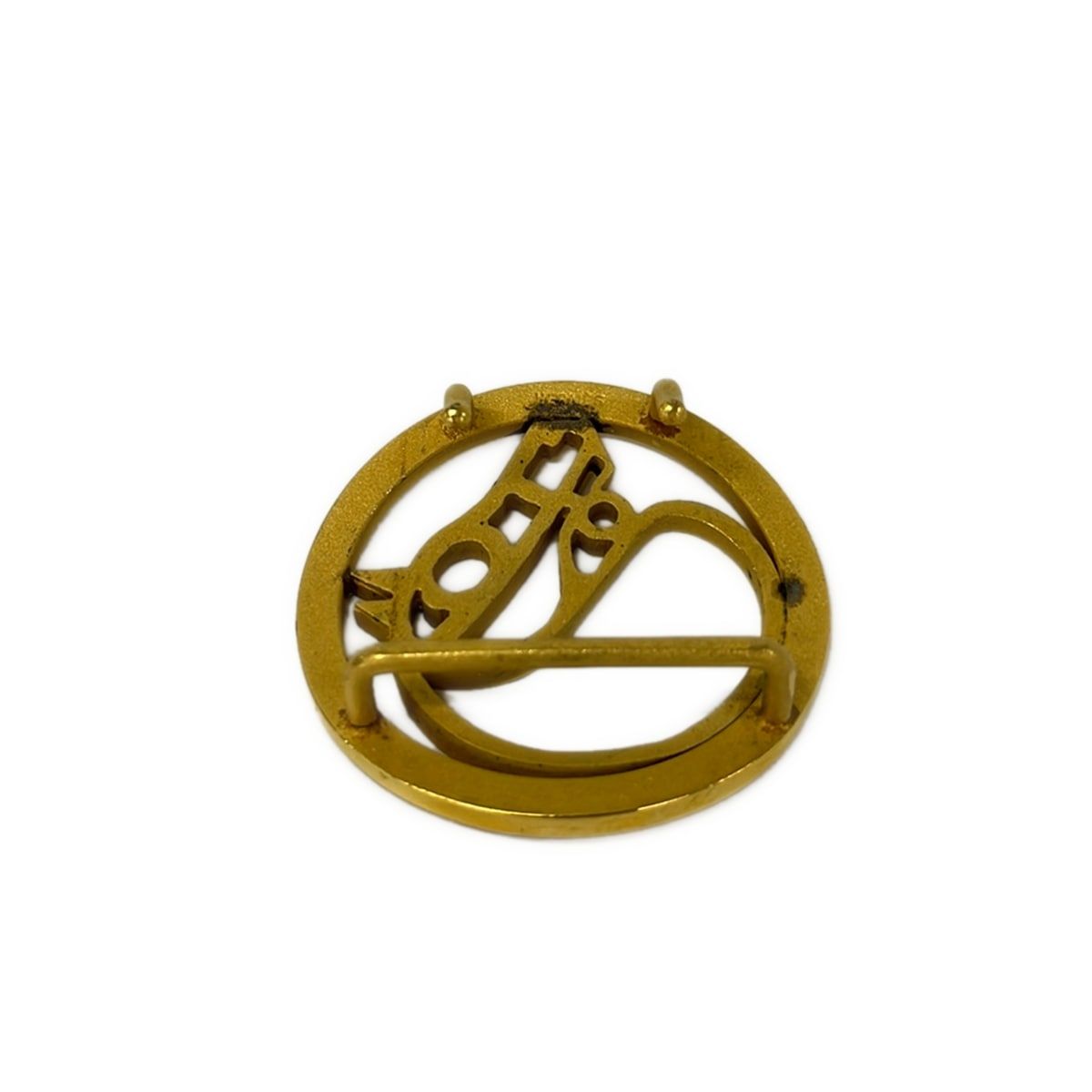Hermes Gold Horse Buckle Shoulder Bag — view 3