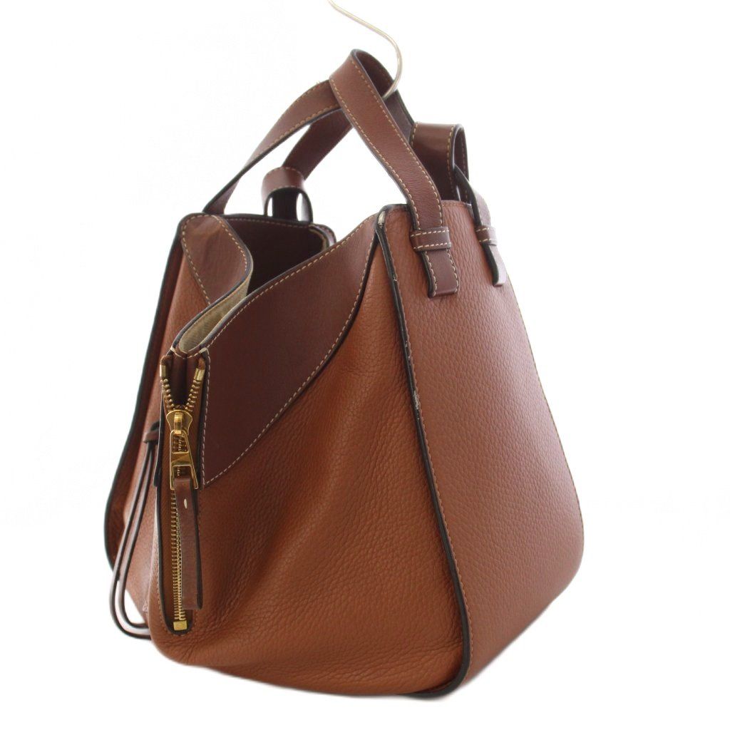 Loewe Hammock Small Shoulder Bag 2-Way Brown — view 2
