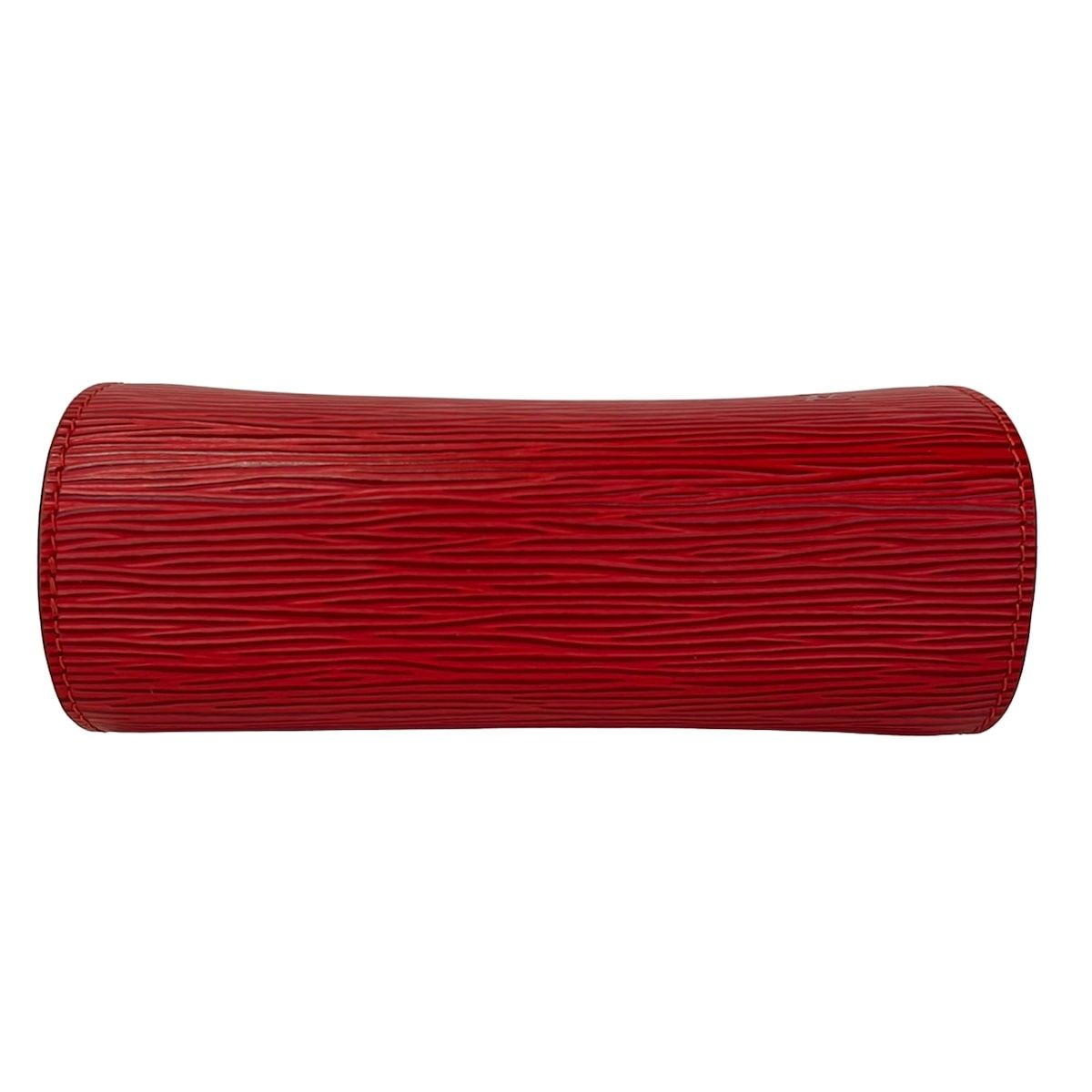 Louis Vuitton Pouch Epi Dauphine PM Castilian Red Leather — view 3