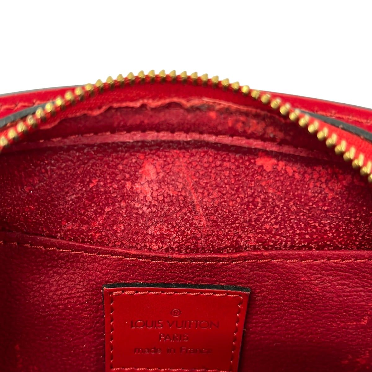 Louis Vuitton Pouch Epi Dauphine PM Castilian Red Leather — view 6
