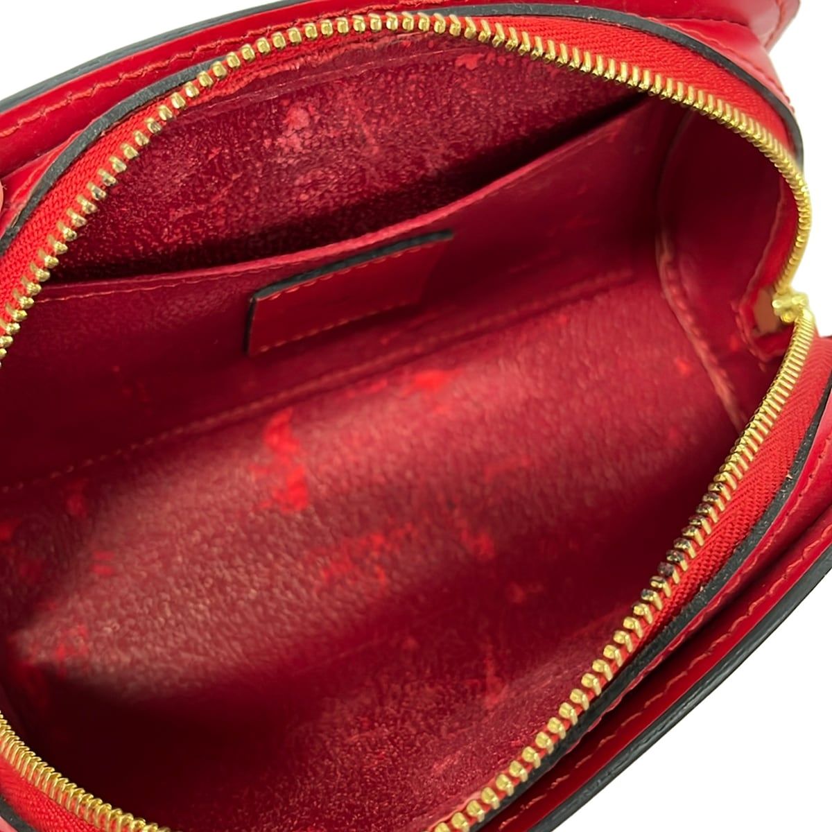 Louis Vuitton Pouch Epi Dauphine PM Castilian Red Leather — view 4