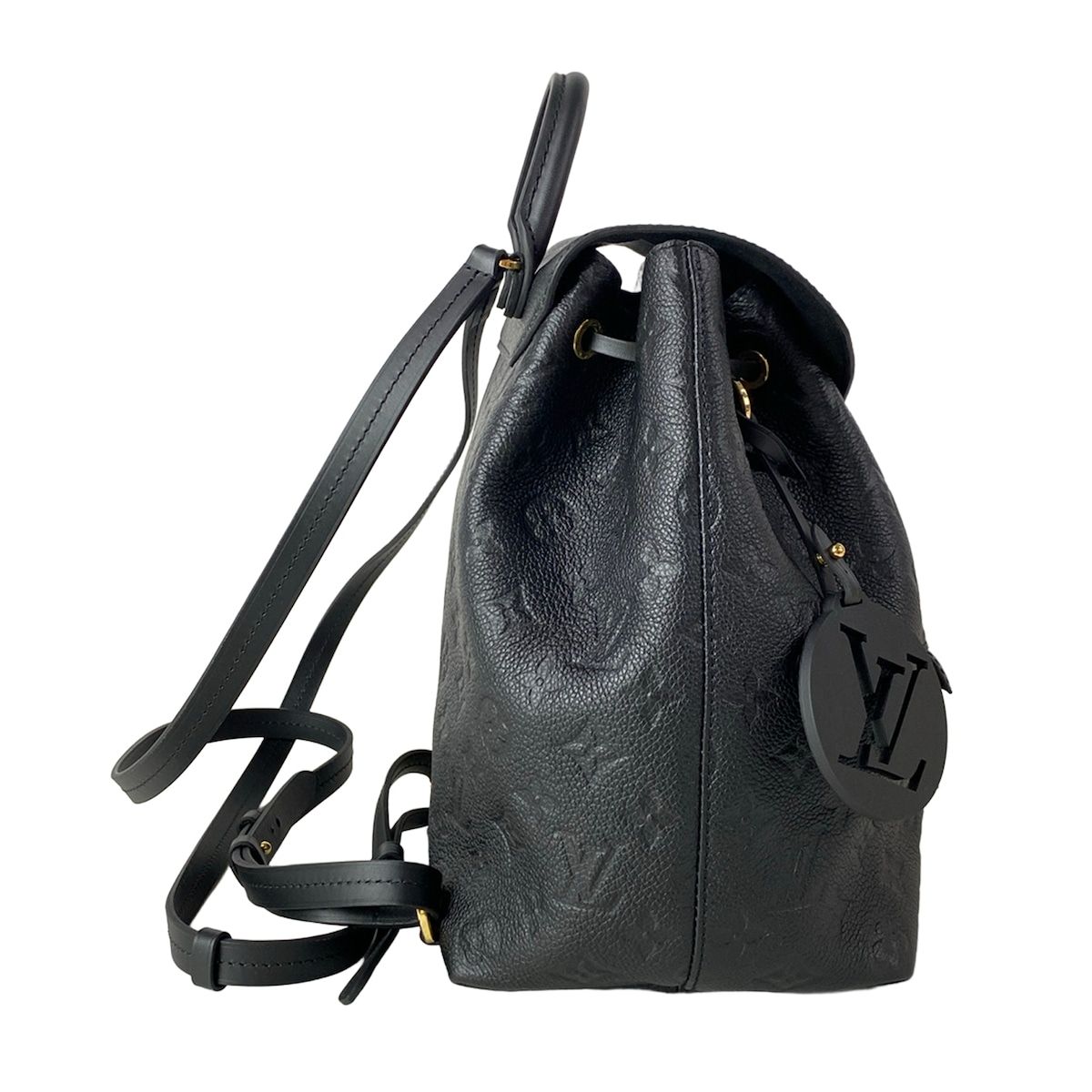 Louis Vuitton Backpack Monogram Empreinte Montsouris PM Noir Leather Cowhide — view 2