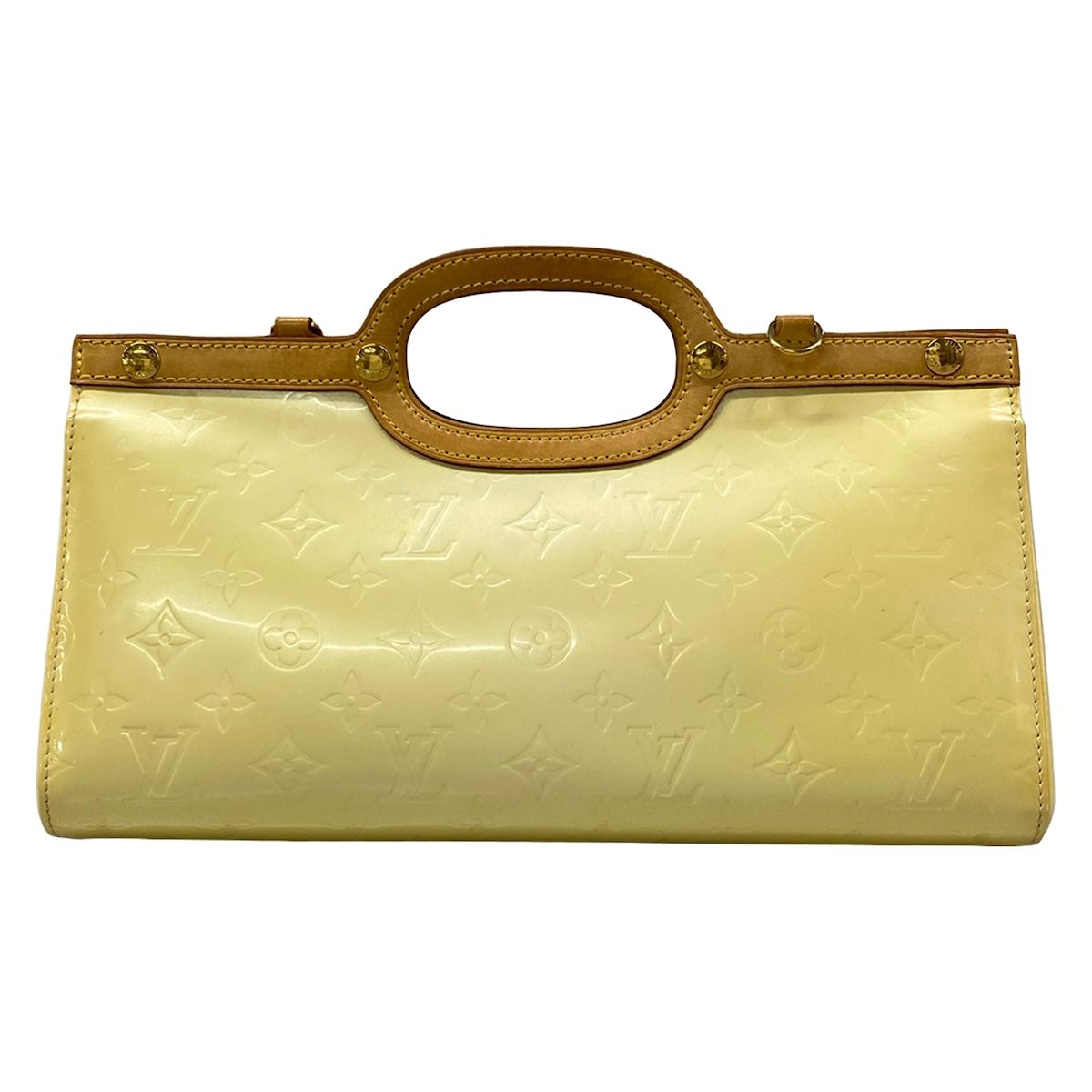 Louis Vuitton Handbag Monogram Vernis Roxbury Drive Perlee Leather