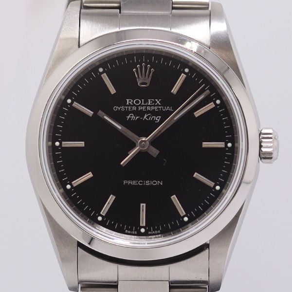 Rolex Air King Automatic Black Dial Watch