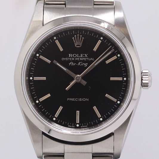 Rolex Air King Automatic Black Dial Watch