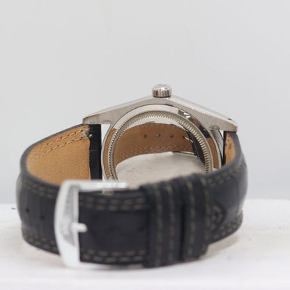 Rolex Oyster Date Automatic Black Dial Watch — view 4