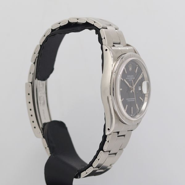 Rolex Oyster Perpetual Date Automatic Black Dial Watch — view 2