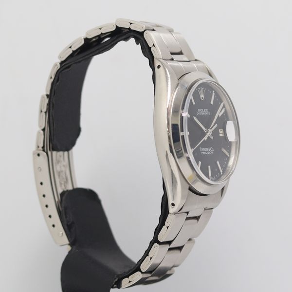 Tiffany & Co Oyster Date Automatic Black Dial Watch — view 2