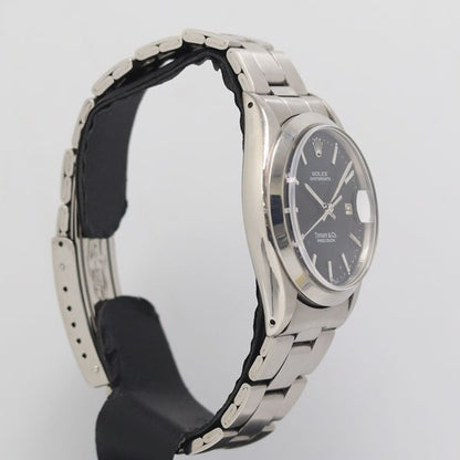 Tiffany & Co Oyster Date Automatic Black Dial Watch — view 2