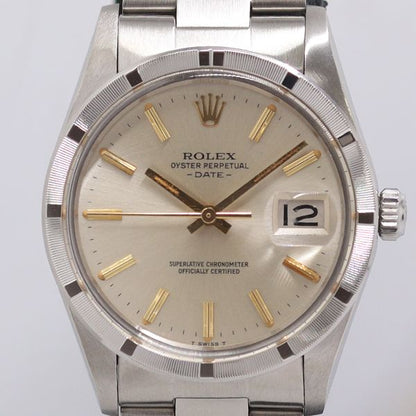 Rolex Oyster Perpetual Date Silver Dial Watch