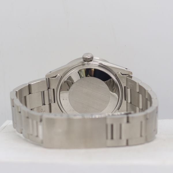 Rolex Oyster Perpetual Date Silver Dial Watch — view 4
