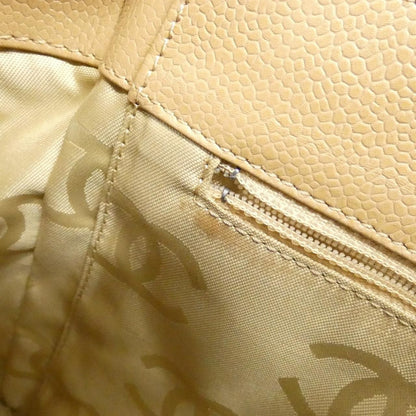 Chanel Bag Handbag Beige — view 8