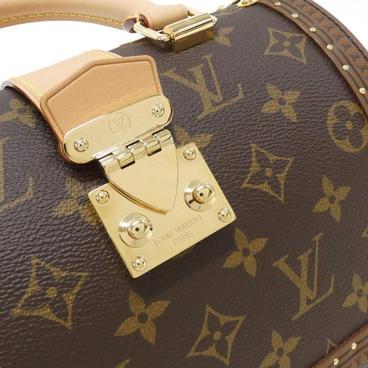 Louis Vuitton Monogram Speedy Trunk 20 Bag — view 5