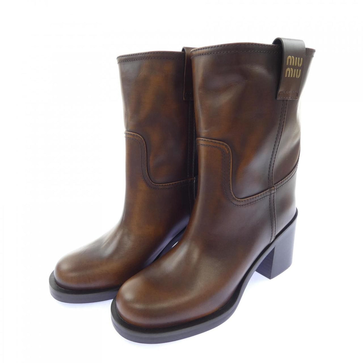 Miu Miu Boots Brown — view 3