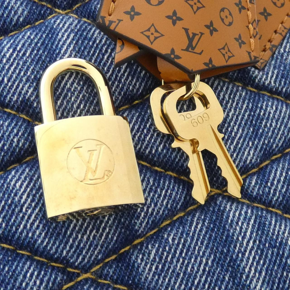 Louis Vuitton Monogram Denim Alma BB Bag — view 3