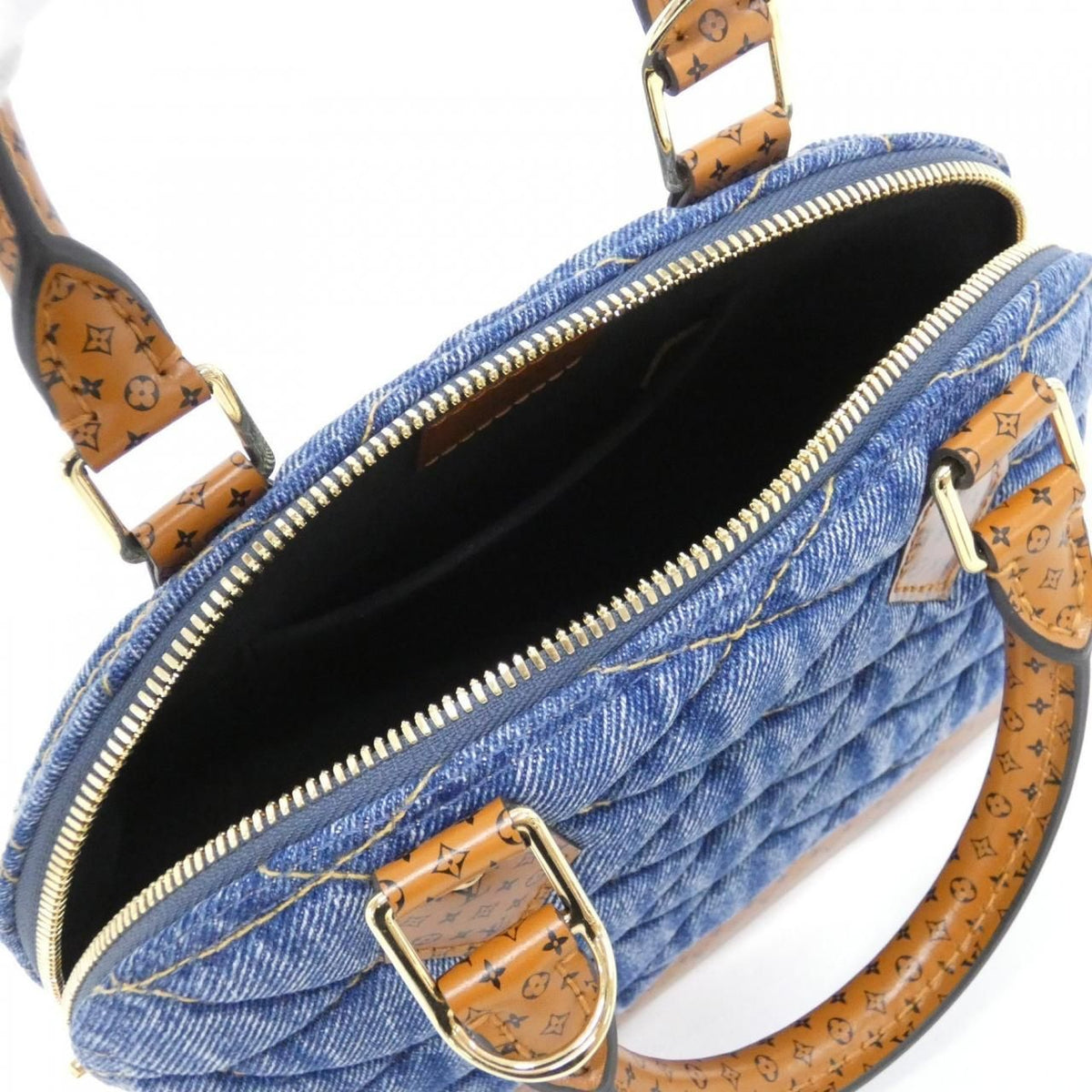 Louis Vuitton Monogram Denim Alma BB Bag — view 6