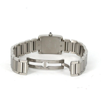 Cartier Tank Francaise SM SS Quartz Watch — view 6