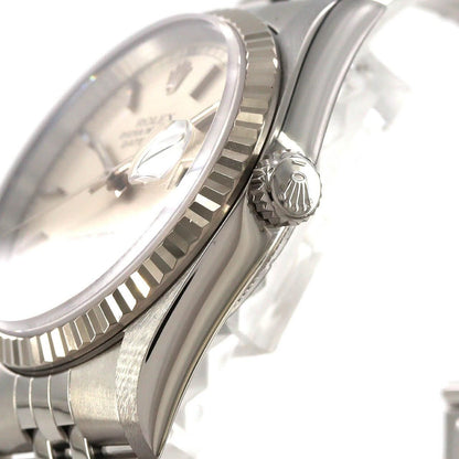 Rolex Datejust Stainless Steel White Gold Automatic Watch — view 3