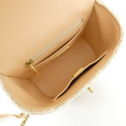 Chanel Bag Handbag Beige — view 8