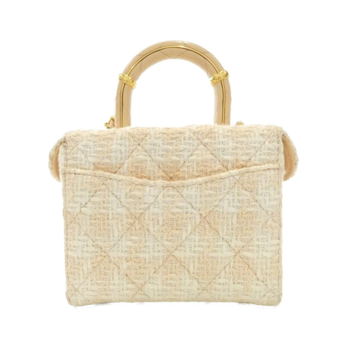 Chanel Bag Handbag Beige — view 2