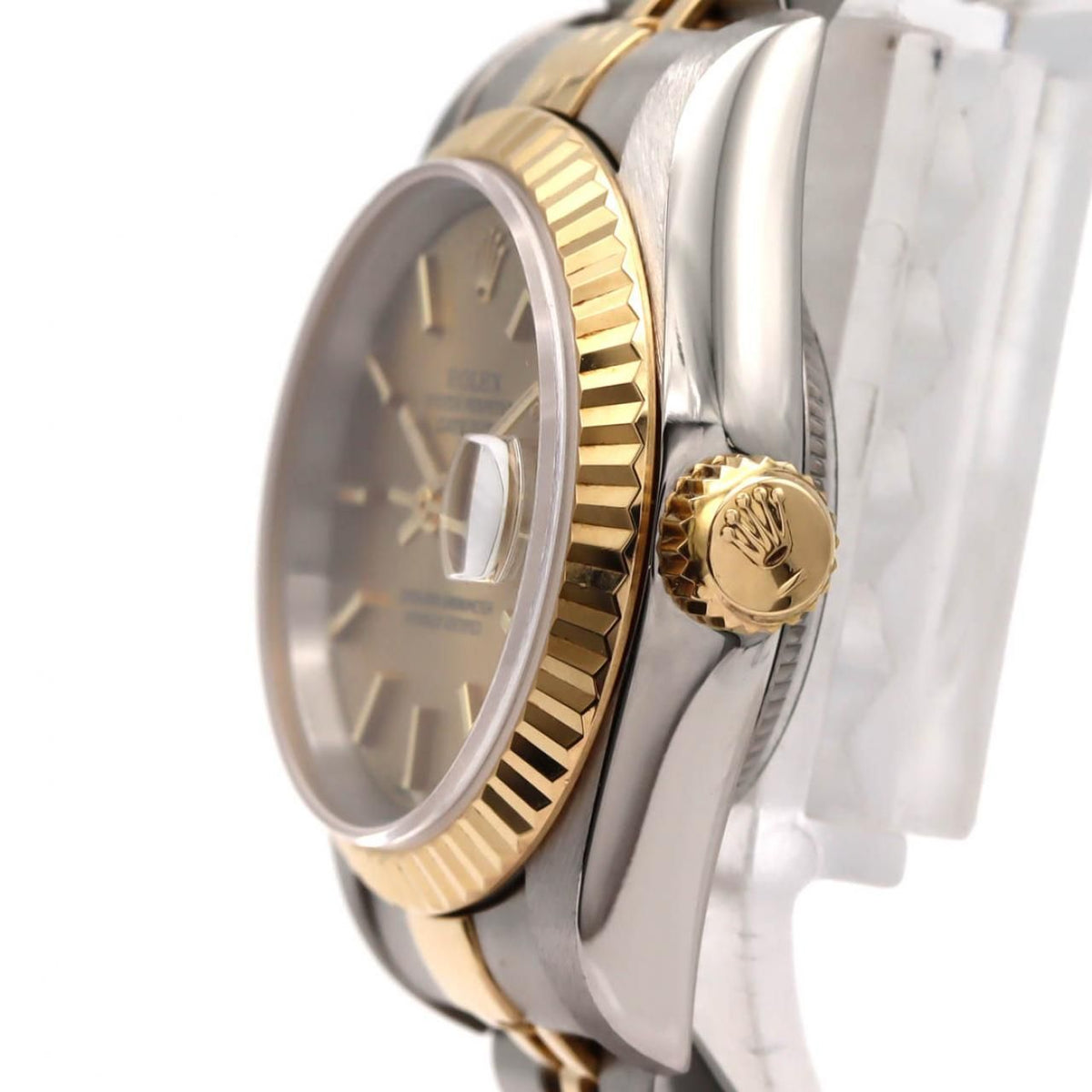 Rolex Datejust Stainless Steel Yellow Gold Automatic Watch — view 3