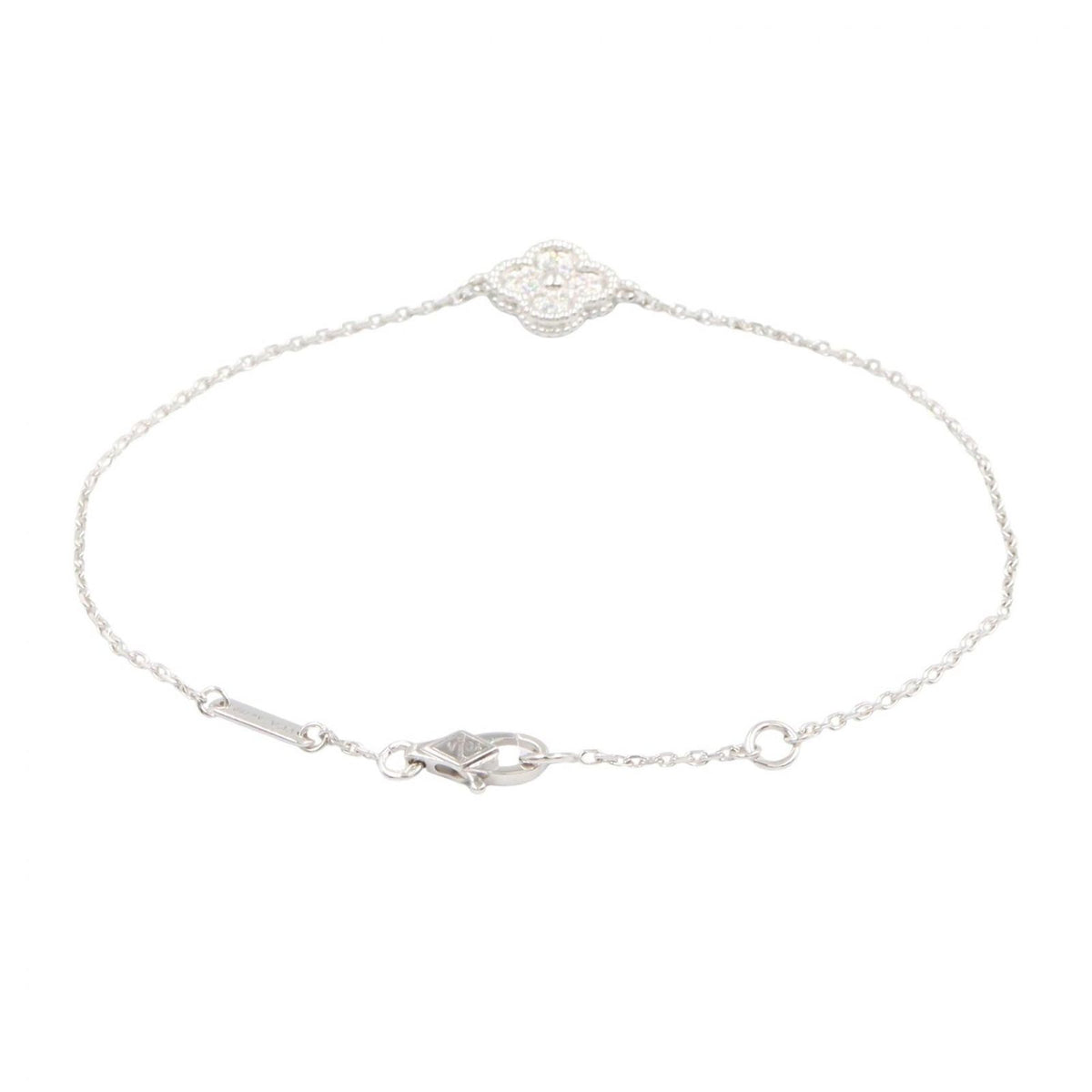 Van Cleef & Arpels Bracelet Sweet Alhambra Diamond 17 18k White Gold — view 2