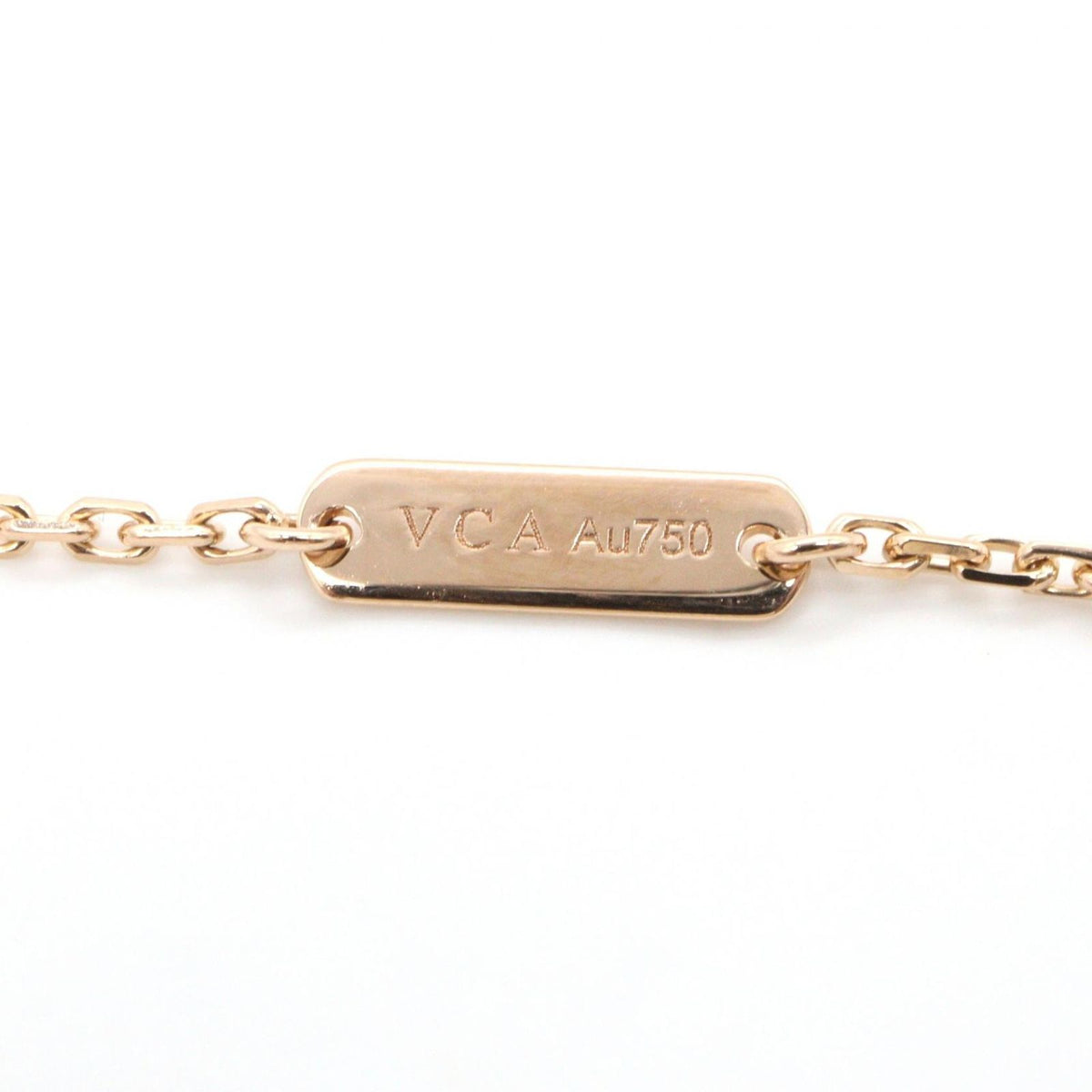 Van Cleef & Arpels Necklace Vintage Alhambra Onyx 42 18k Pink Gold Diamond — view 3