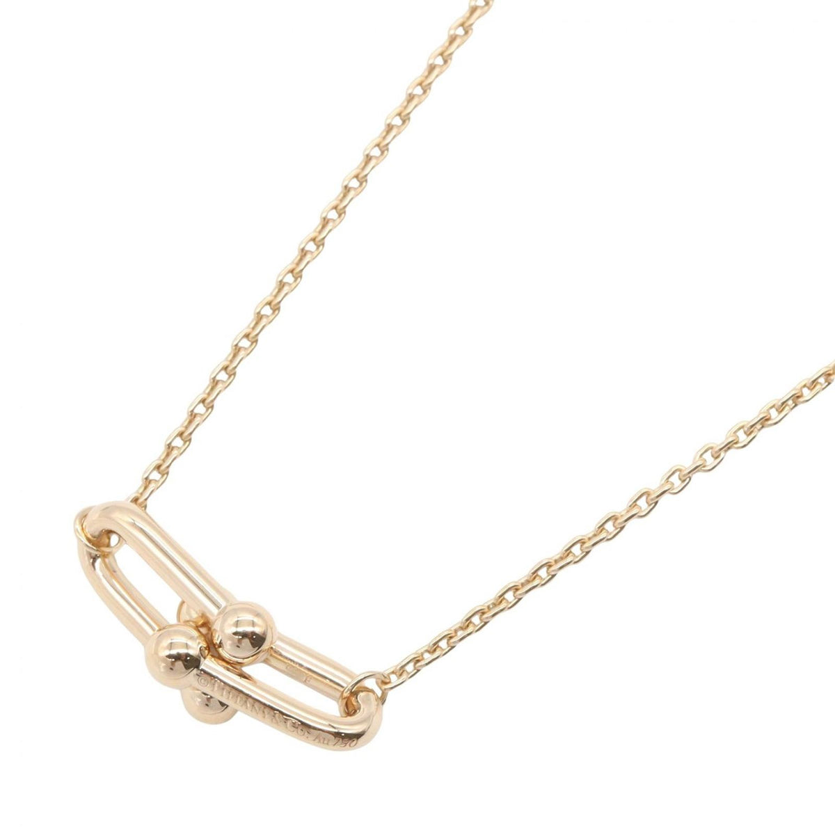 Tiffany & Co Necklace HardWear Hard Double 46 18k Pink Gold