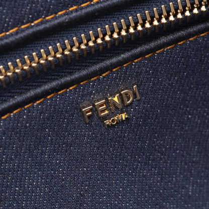 Fendi Tote Roll Medium Reversible Denim Leather — view 4