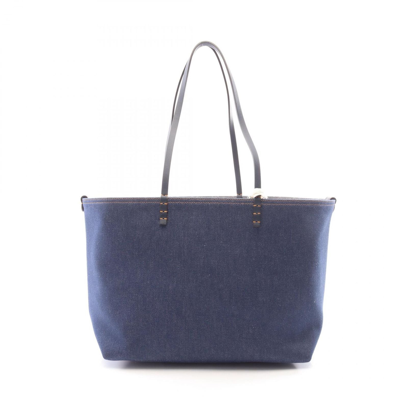 Fendi Tote Roll Medium Reversible Denim Leather