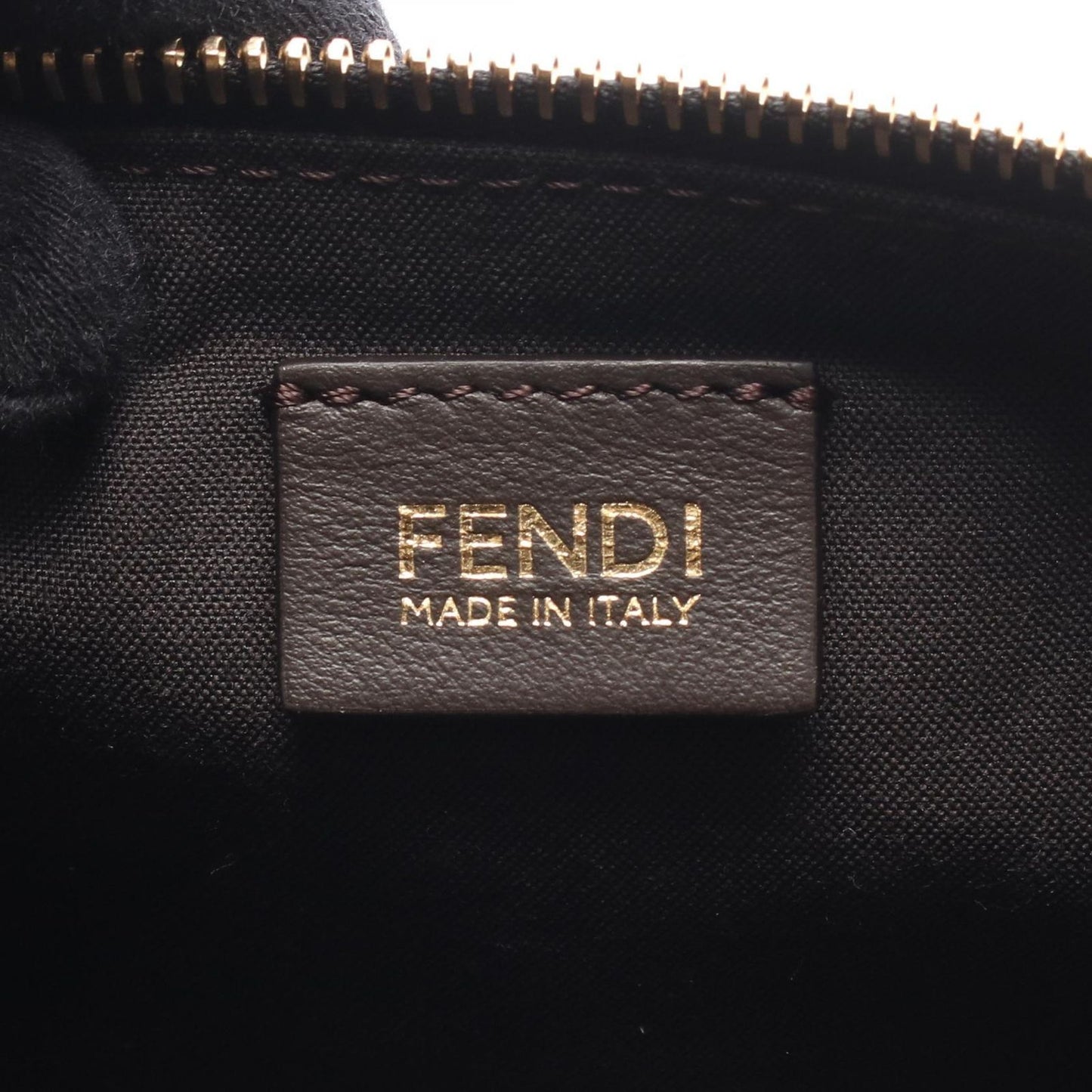 Fendi Vanity Pouch Small Zucca Canvas Leather Shoulder Bag — view 4