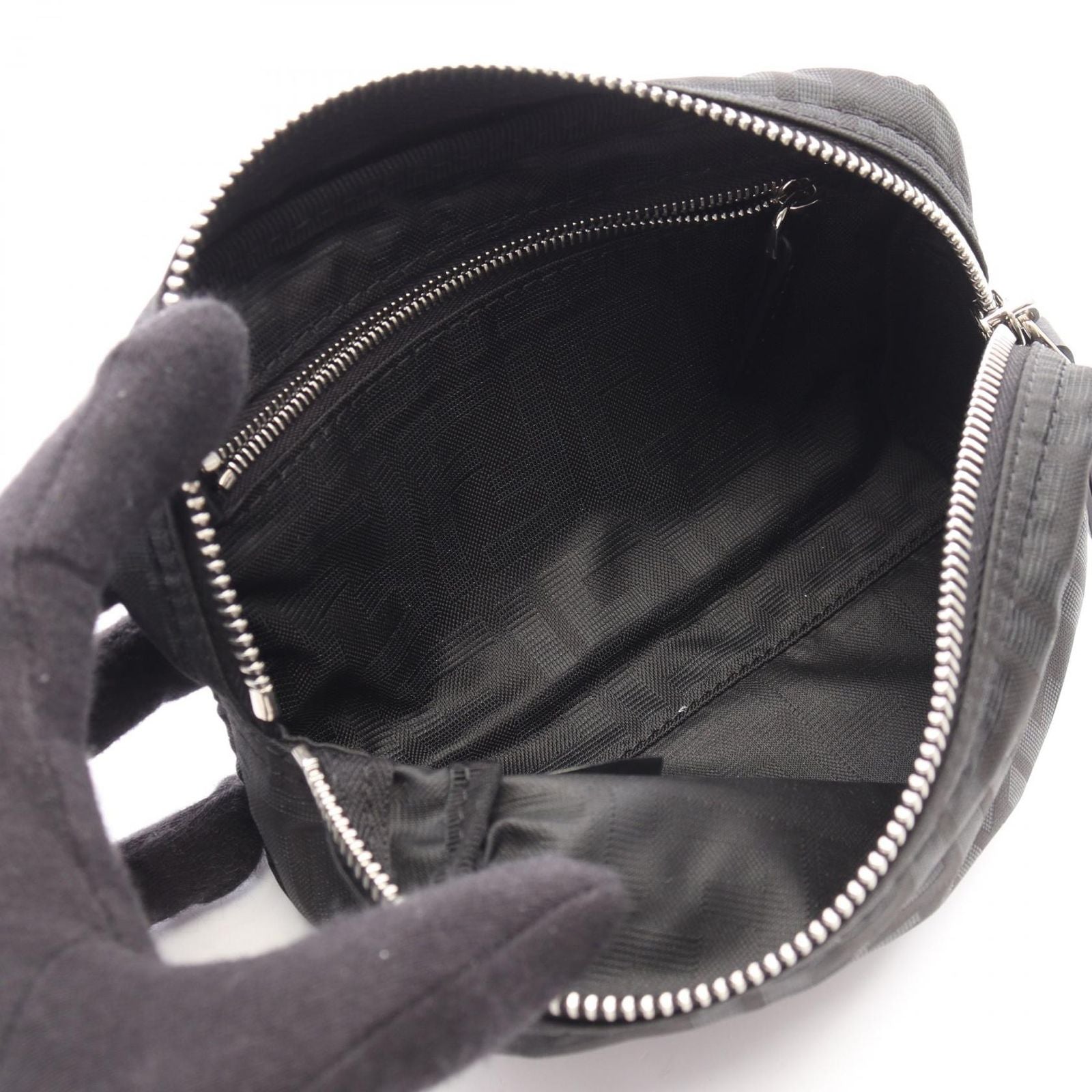 Fendi Pouch Zucca Canvas Leather — view 3