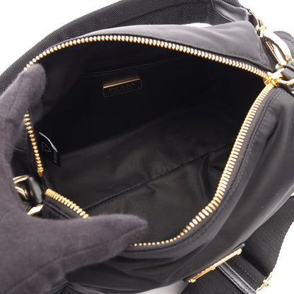 Prada Shoulder Bag Tessuto Vitello Re-Nylon Leather — view 3