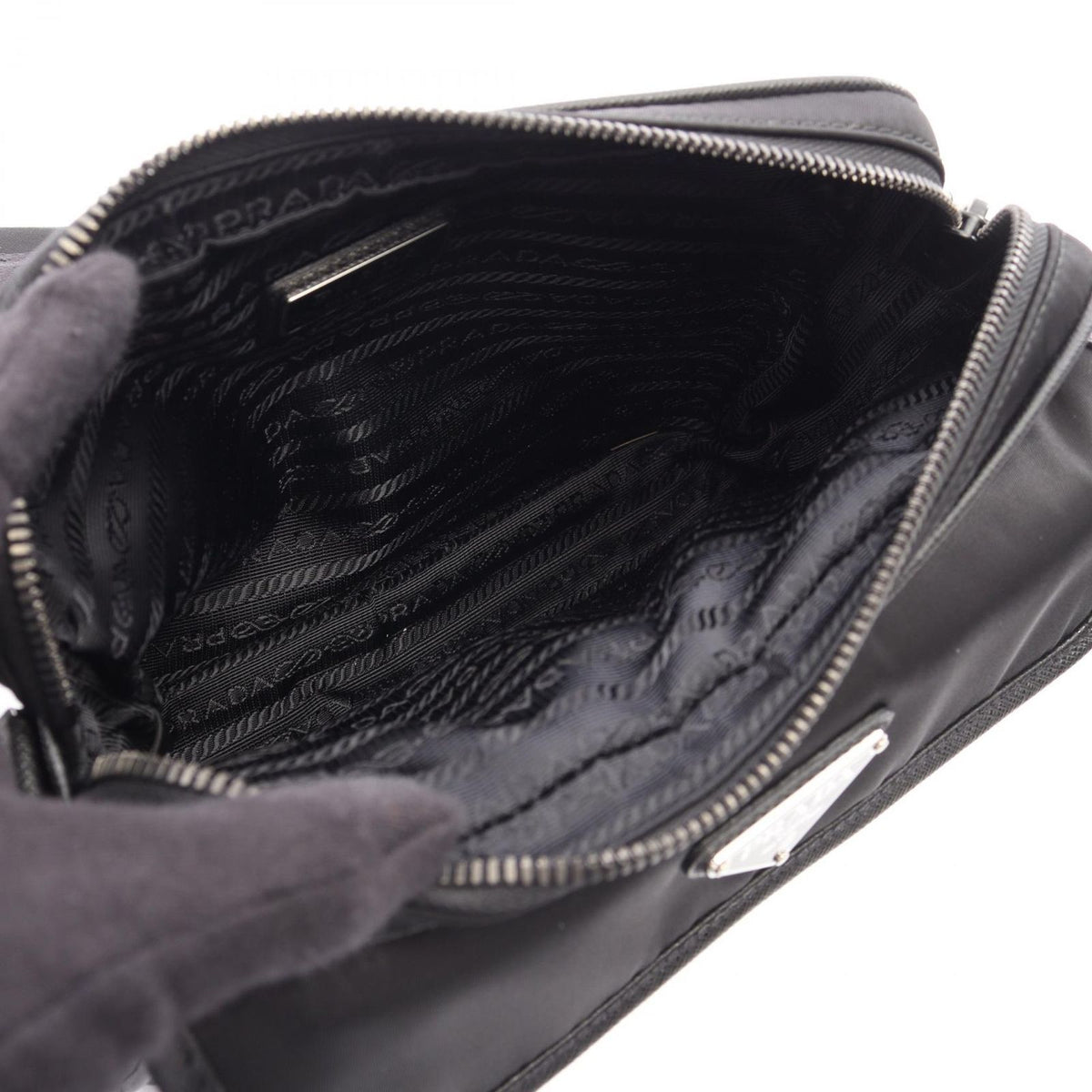 Prada Shoulder Bag Re-Nylon Saffiano Leather — view 3