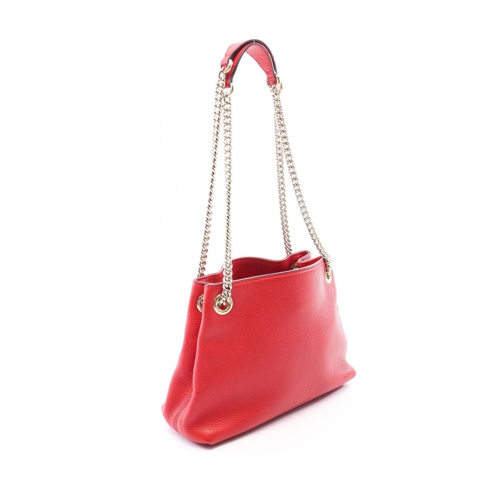 Gucci Shoulder Bag Soho Red Leather Chain — view 2