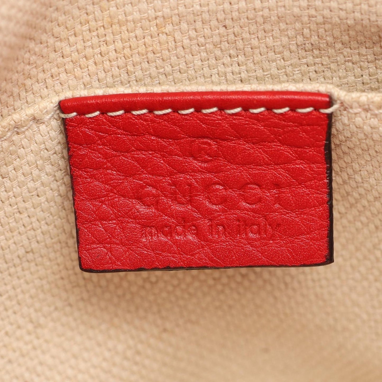 Gucci Shoulder Bag Soho Red Leather Chain — view 4